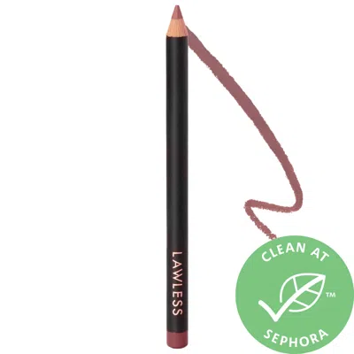LAWLESS FORGET THE FILLER DEFINER LIP LINER HONEY ROSE 0.04 OZ / 1.1 G