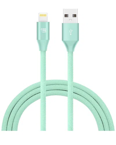 LAX GADGETS LAX GADGETS APPLE MFI CERTIFIED 10FT TURQUOISE LIGHTNING TO USB CABLE