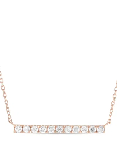 LB EXCLUSIVE 14 ROSE GOLD DIAMONDS NECKLACE
