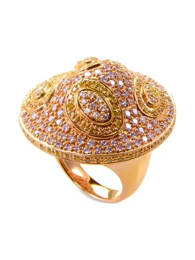 LB EXCLUSIVE 18K ROSE GOLD DIAMONDS RING
