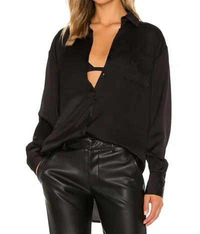 LBLC THE LABEL SMITH BUTTON UP SHIRT IN BLACK