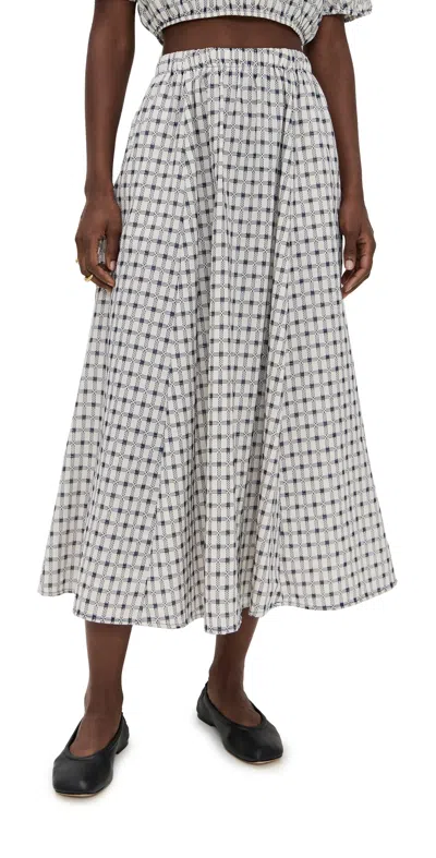 LE BOP MARTHA SKIRT IVORY DOBBY