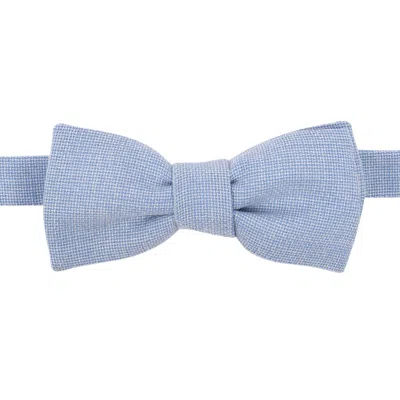 LE COLONEL MEN'S BLUE ARCTIC ITALIAN WOOL BOW TIE