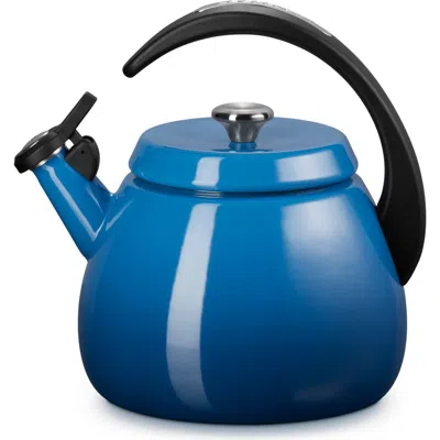 LE CREUSET LE CREUSET 2.2-QUART ENAMELED STAINLESS STEEL WHISTLING CLOCHE KETTLE