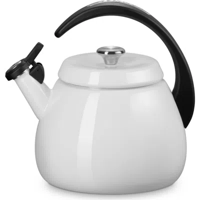 LE CREUSET LE CREUSET 2.2-QUART ENAMELED STAINLESS STEEL WHISTLING CLOCHE KETTLE