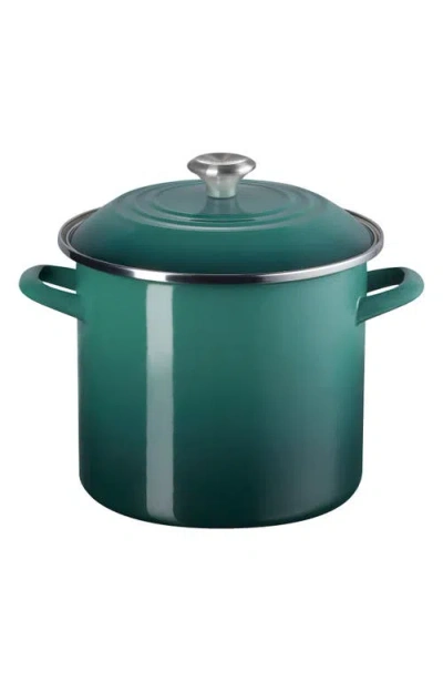 LE CREUSET LE CREUSET 8-QUART ENAMELED STAINLESS STEEL STOCK POT