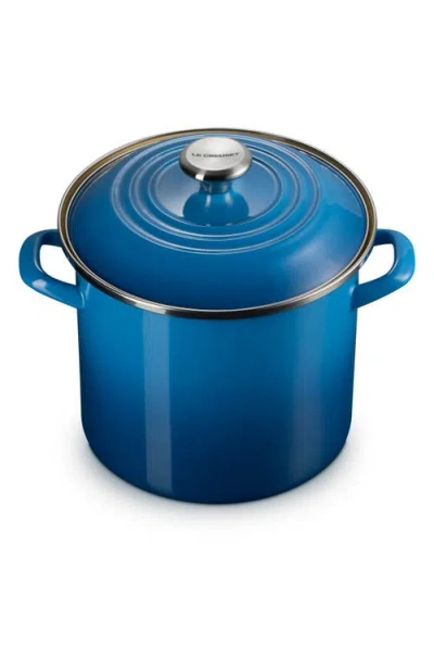 LE CREUSET LE CREUSET 8-QUART ENAMELED STAINLESS STEEL STOCK POT