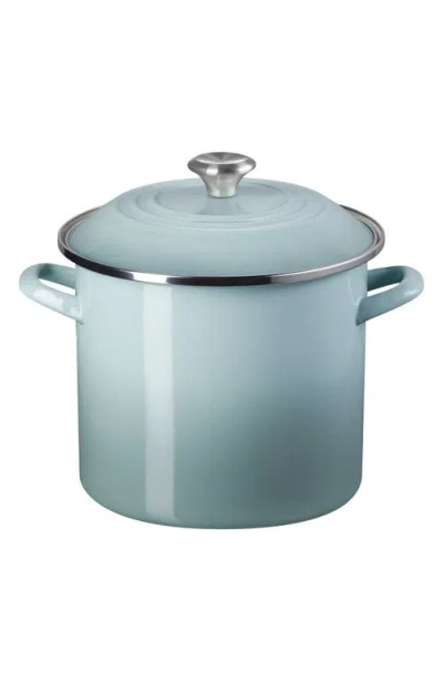 LE CREUSET LE CREUSET 8-QUART ENAMELED STAINLESS STEEL STOCK POT