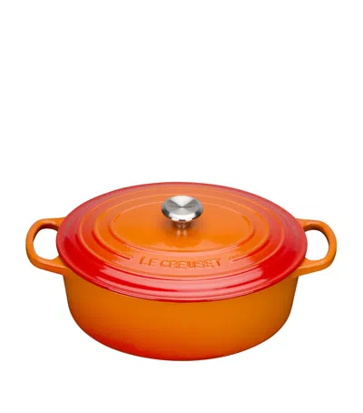 LE CREUSET CAST IRON OVAL CASSEROLE DISH
