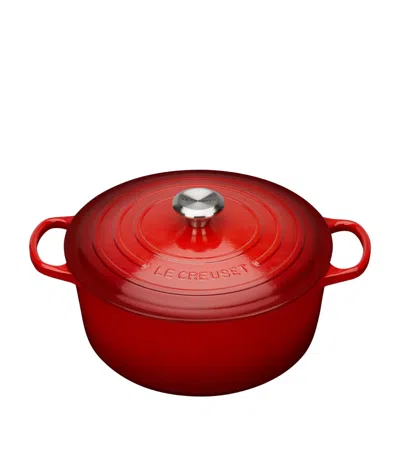 LE CREUSET CAST IRON ROUND CASSEROLE DISH