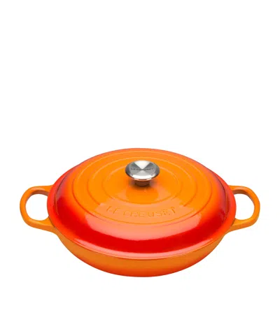 LE CREUSET CAST IRON ROUND CASSEROLE DISH