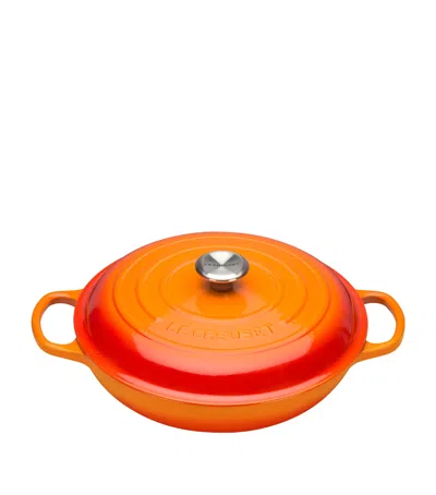 LE CREUSET CAST IRON SHALLOW CASSEROLE DISH