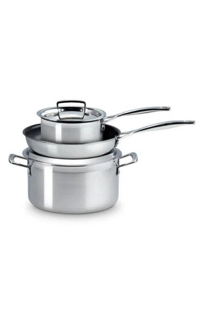 LE CREUSET LE CREUSET CLASSIC STAINLESS STEEL 5-PIECE COOKWARE SET