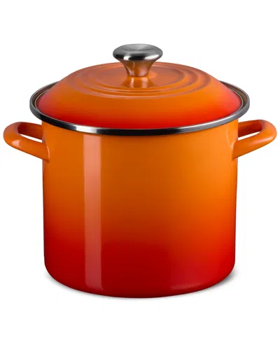 LE CREUSET ENAMEL ON STEEL 8-QT. STOCKPOT