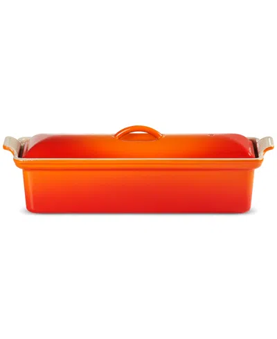 LE CREUSET ENAMELED CAST IRON 2 QT. TRADITIONAL RECTANGULAR TERRINE