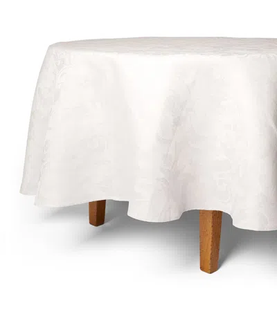 LE JACQUARD FRANÇAIS LINEN TIVOLI ROUND TABLECLOTH