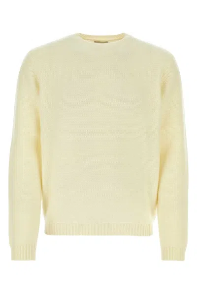LE KASHA LE KASHA CREAM CASHMERE SWEATER