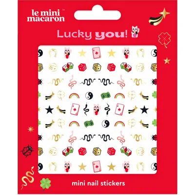 LE MINI MACARON LE MINI MACARON LUCKY YOU MINI NAIL STICKERS