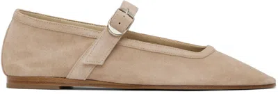 LE MONDE BERYL BEIGE MARY JANE BALLERINA FLATS