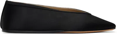 LE MONDE BERYL BLACK LUNA BALLERINA FLATS