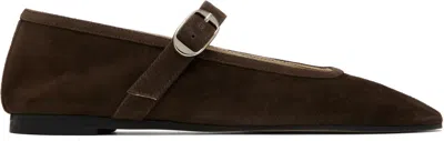 LE MONDE BERYL BROWN MARY JANE BALLERINA FLATS
