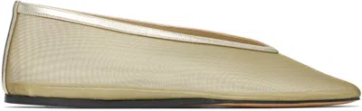 LE MONDE BERYL GOLD LUNA BALLERINA FLATS