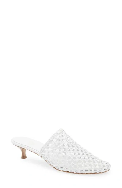 LE MONDE BERYL LE MONDE BERYL WOVEN KITTEN HEEL MULE