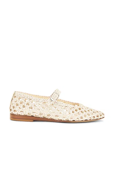 LE MONDE BRYL MARY JANE WOVEN FLAT