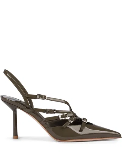 LE SILLA 80MM SCARLET SLINGBACK PUMPS