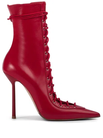 LE SILLA COLETTE 120MM LEATHER ANKLE BOOTS