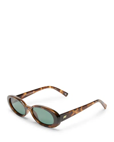 LE SPECS OUTTA LOVE OVAL SUNGLASSES, 51MM