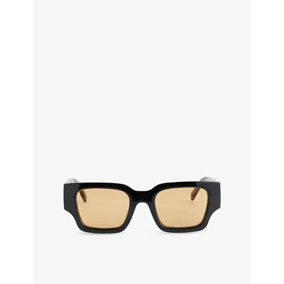 LE SPECS WOMENS BLACK LSP2452427 ATLANTIS RECTANGLE-FRAME SUNGLASSES