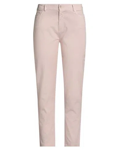 LE STREGHE LE STREGHE WOMAN PANTS LIGHT PINK SIZE L COTTON, ELASTANE