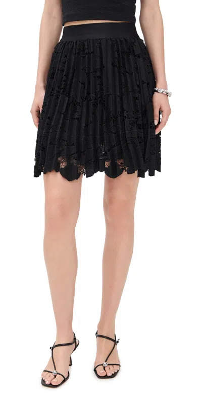 LE SUPERBE MINI PLEATED SKIRT BLACK