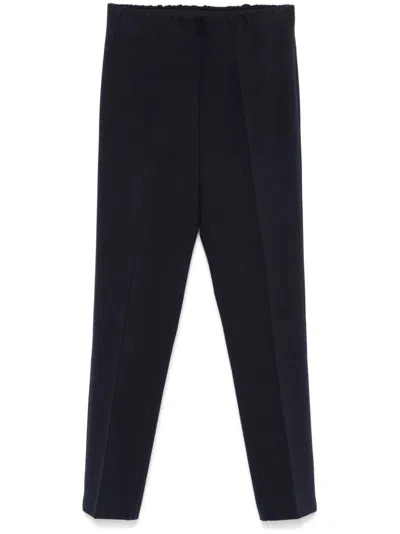 LE TRICOT PERUGIA JERSEY-TEXTURE TROUSERS