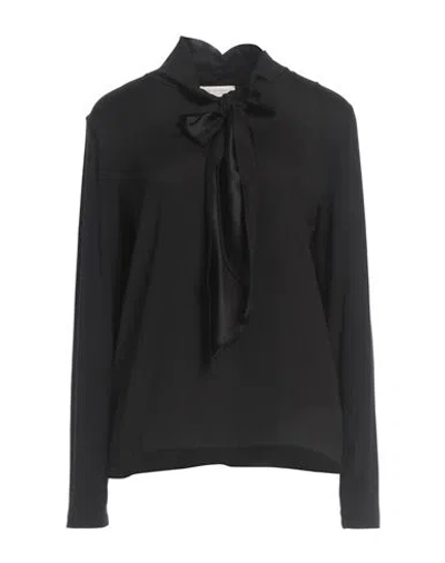 LE TRICOT PERUGIA LE TRICOT PERUGIA WOMAN TOP BLACK SIZE L SILK, ELASTANE