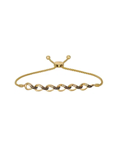 LE VIAN LE VIAN® CHOCOLATIER 14K HONEY GOLD 0.22 CT. TW. DIAMOND BRACELET