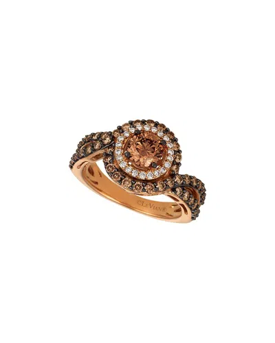 LE VIAN LE VIAN® CHOCOLATIER 14K STRAWBERRY GOLD 1.10 CT. TW. DIAMOND RING