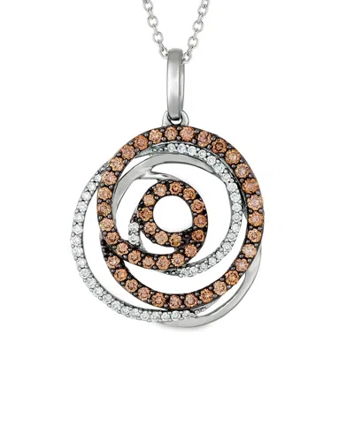 LE VIAN LE VIAN® GRAND SAMPLE SALE 14K VANILLA GOLD 0.73 CT. TW. DIAMOND PENDANT NECKLACE