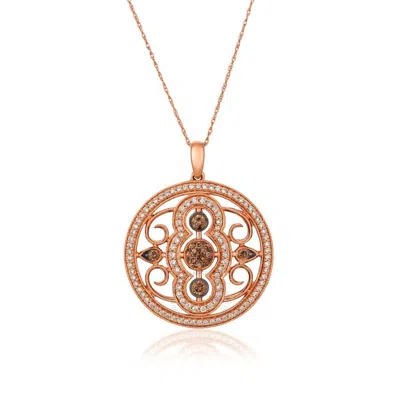 LE VIAN LE VIAN LADIES CHOCOLATIER NECKLACES SET IN 14K STRAWBERRY GOLD