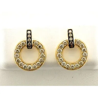 LE VIAN LE VIAN LADIES NUDE DIAMOND EARRINGS SET IN 14K HONEY GOLD