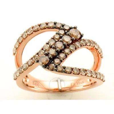 LE VIAN LE VIAN LADIES OMBRE RINGS SET IN 14K STRAWBERRY GOLD