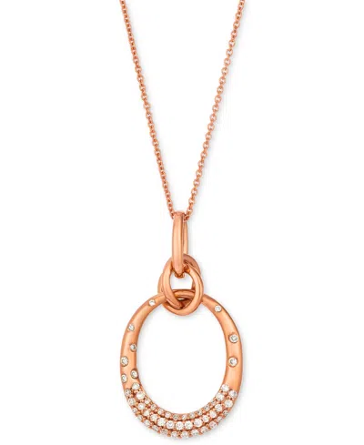 LE VIAN NUDE DIAMOND PENDANT NECKLACE (1/4 CT. T.W.) IN 14K ROSE GOLD, 20"