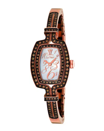LE VIAN LE VIAN WOMEN'S RONDA DIAMOND WATCH
