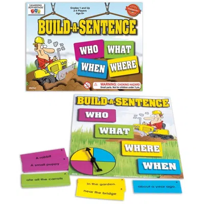 LEARNING ADVANTAGE BUILD A SENTENCE GAME - 2 EACH