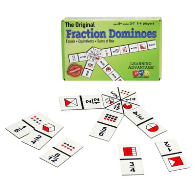 LEARNING ADVANTAGE FRACTION DOMINOES GAME - 2 EACH