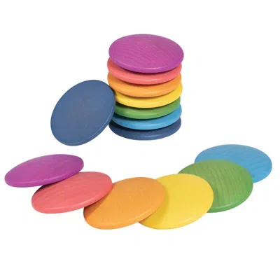 LEARNING ADVANTAGE RAINBOW WOODEN DISCS