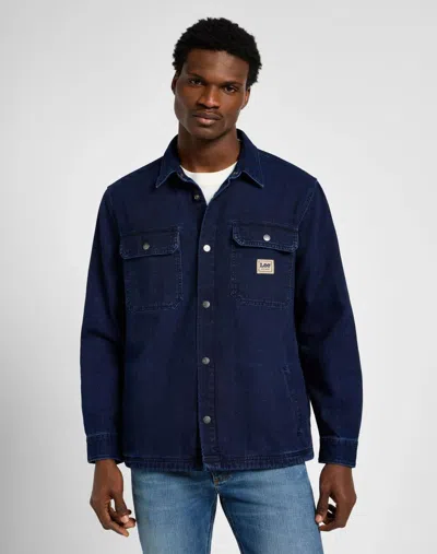 LEE JACKETS AND JACKETS MAN LEE 112355654 MEDIUM WORN WASH