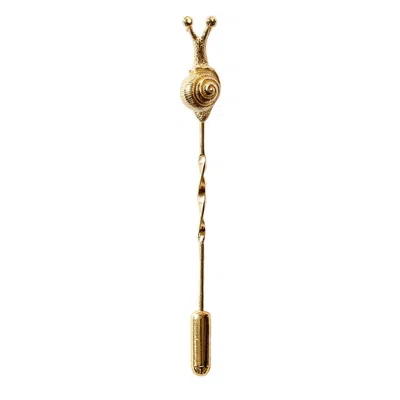LEE RENEE MEN'S BABY SNAIL TIE PIN - GOLD