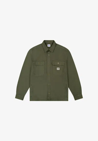 LEE SHIRTS MAN LEE 112370469 WORKWEAR OVERSHIRT OAK MOSS